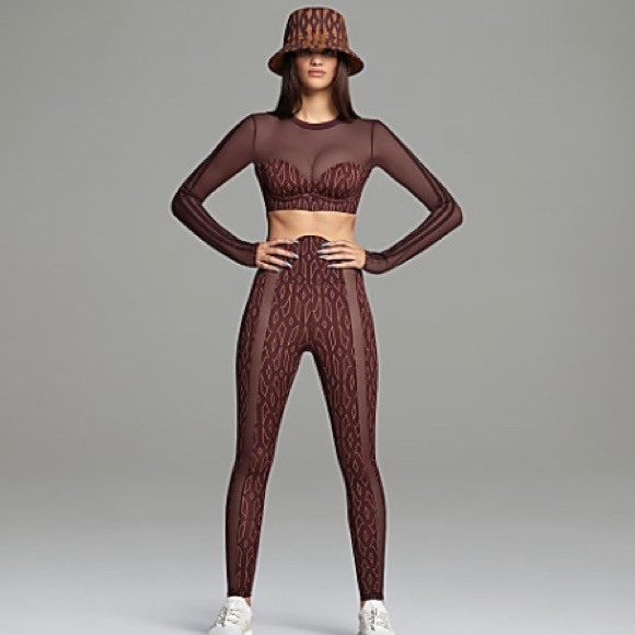 IVY PARK Other - Adidas X IVY PARK Maroon Monogram Long Sleeve